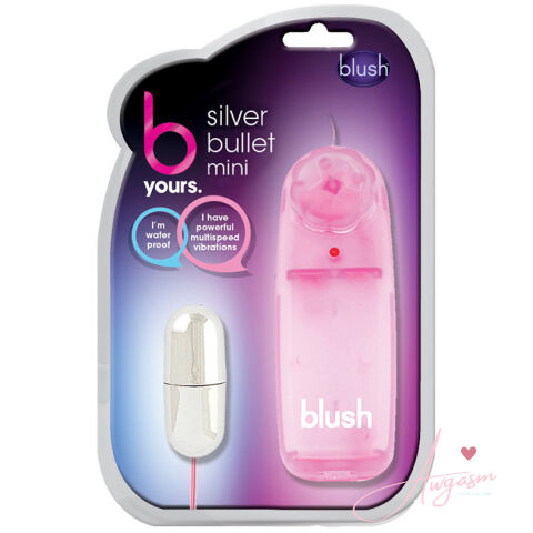 B Yours Silver Power Bullet Mini-Pink