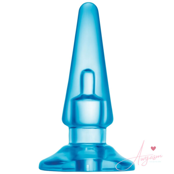 B Yours. Basic Anal Plug-Blue - Image 2