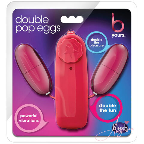 B Yours. Double Pop Eggs-Cerise
