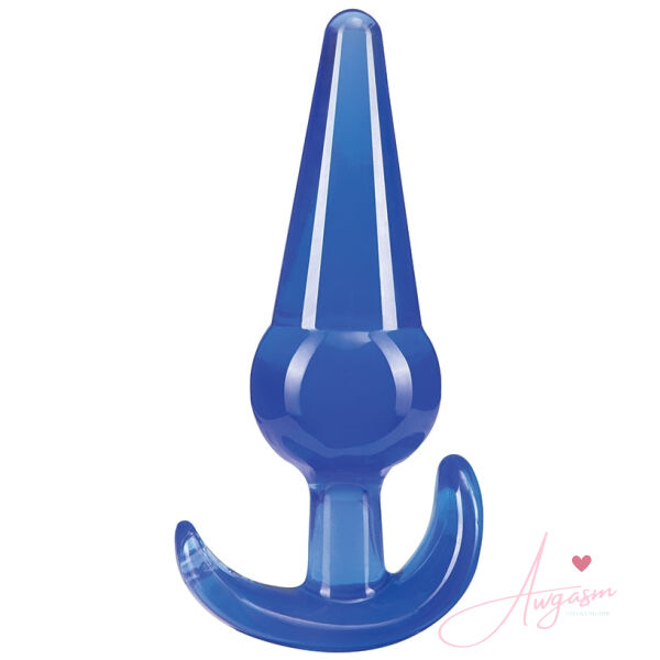B Yours. Large Anal Plug-Blue - Image 2