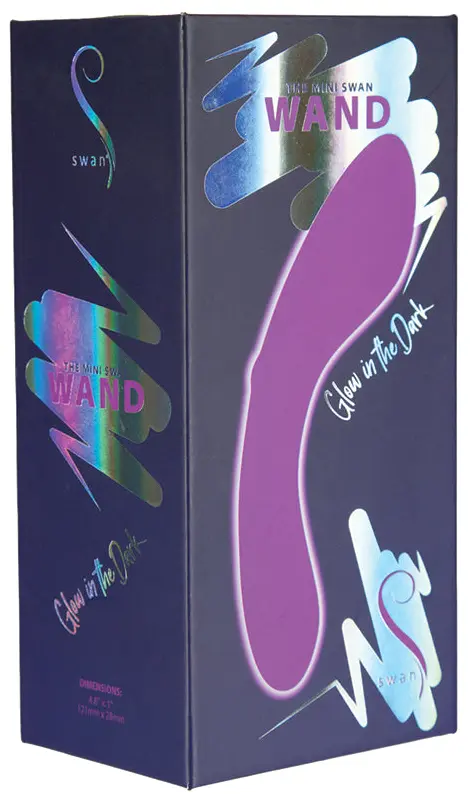 BMS The Mini Swan Wand Glow in the Dark-Purple