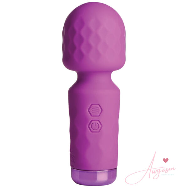 Bang 10X Mini Silicone Wand-Purple - Image 2