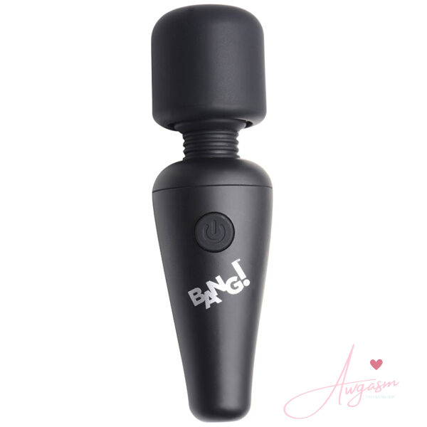 Bang! 10X Vibrating Mini Silicone Wand-Black - Image 2
