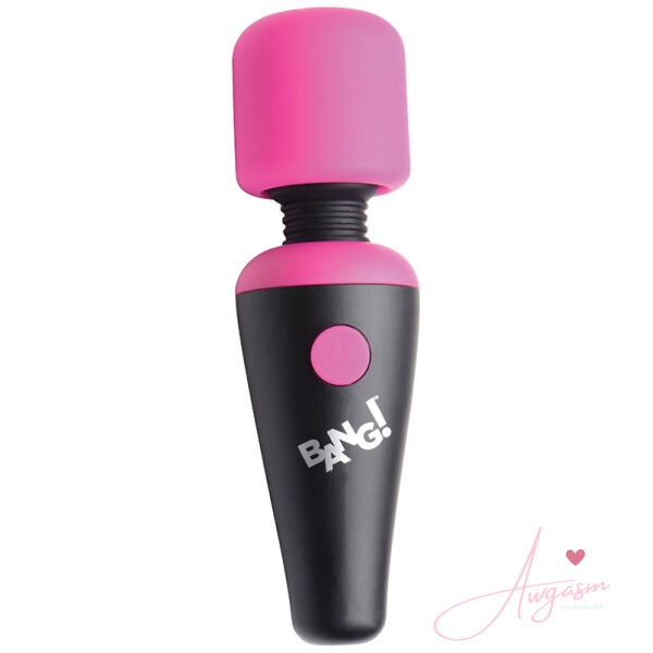 Bang! 10X Vibrating Mini Silicone Wand-Pink - Image 2