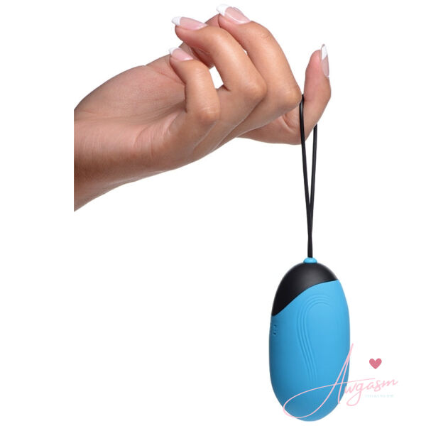 Bang! XL Vibrating Egg-Blue - Image 3