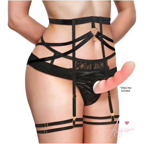 Belle Strap-On Panty Harness & Garter - Small - Image 5