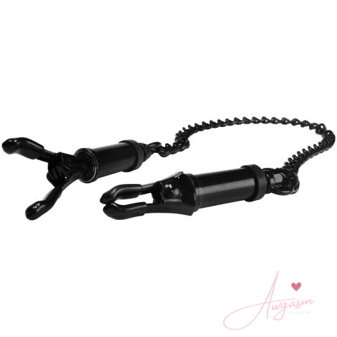 Black Deluxe Adjustable Nipple Clamps