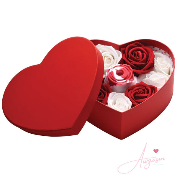 Bloomgasm Sucking Rose Heart Box-Red/White - Image 2