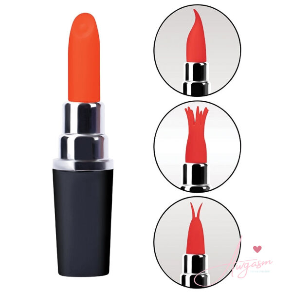 Bodywand Date Night Kiss Kiss Lipstick Vibe-Black/Red - Image 2