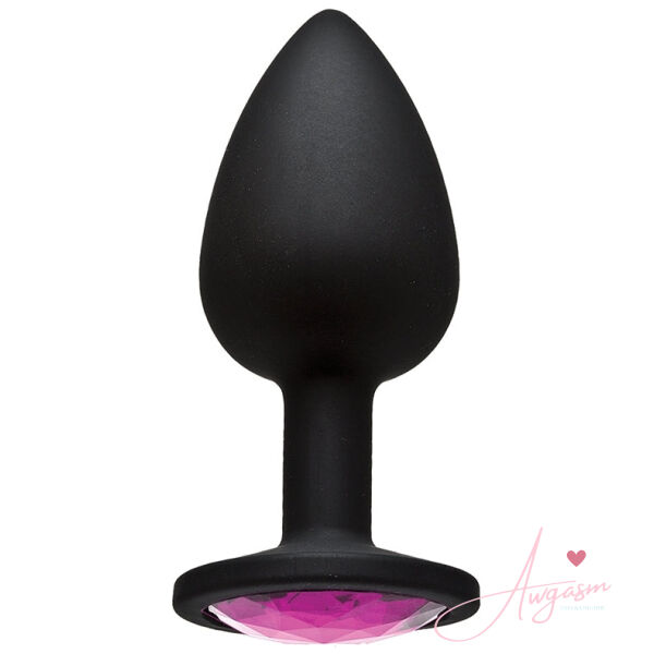 Booty Bling Silicone Plug Small-Pink - Image 2