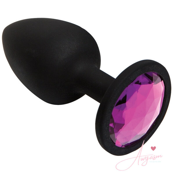 Booty Bling Silicone Plug Small-Pink - Image 3