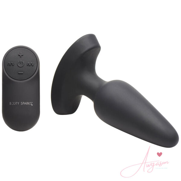 Booty Sparks 28X Laser Heart Silicone Anal Plug With Remote Medium - Image 2