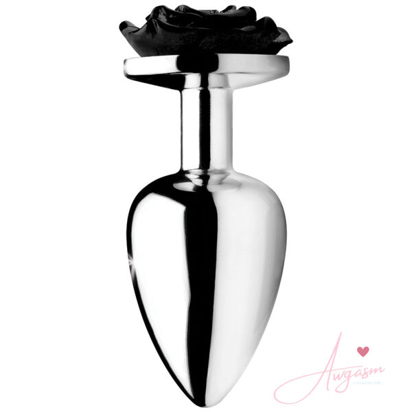 Booty Sparks Black Rose Anal Plug-Large - Image 2