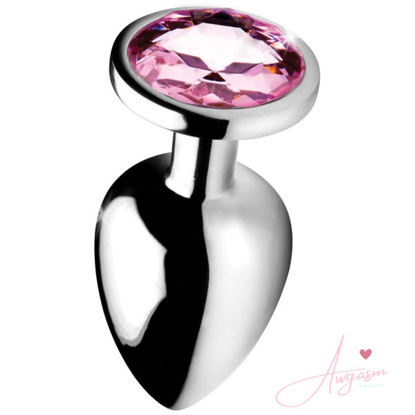 Booty Sparks Pink Gem Anal Plug-Large - Image 3