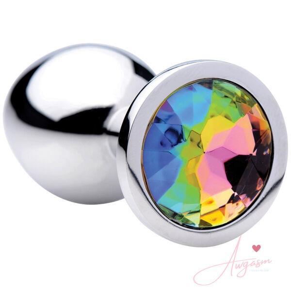 Booty Sparks Rainbow Prism Gem Anal Plug-Medium - Image 2