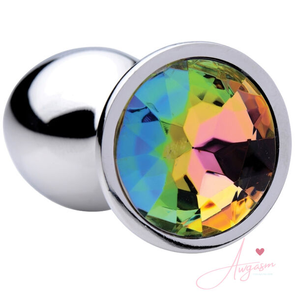 Booty Sparks Rainbow Prism Gem Anal Plug-Small - Image 2