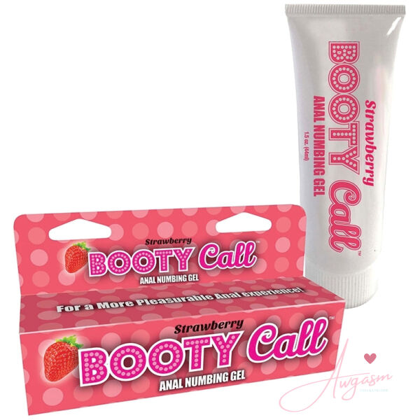 Bootycall Anal Numbing Gel-Strawberry 1.5oz - Image 2