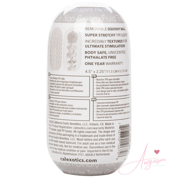 Boundless Reversible Squishy Ball Stroker-Smoke - Image 4