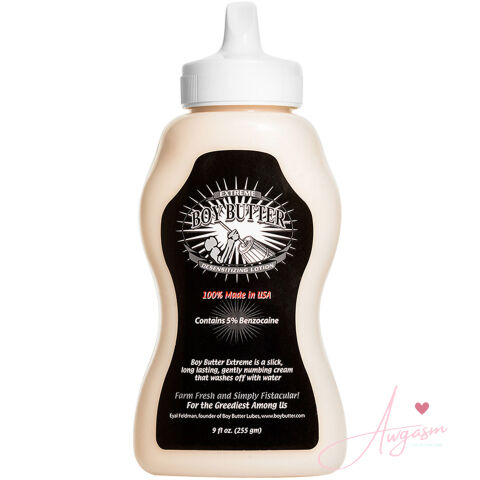 Boy Butter Extreme Desensitizing Lubricant- 9 oz