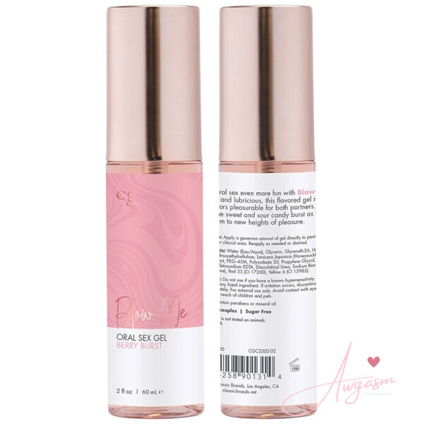 CG Blow Me Oral Sex Gel-Berry Burst 2oz - Image 4