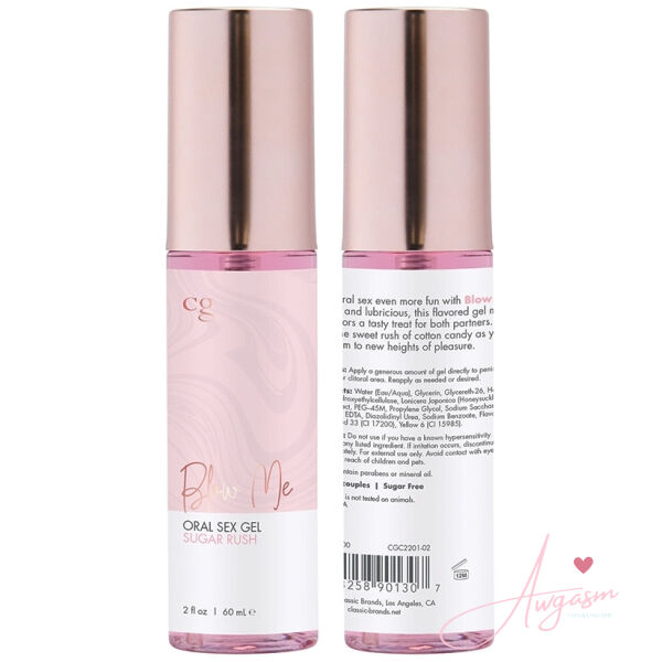 CG Blow Me Oral Sex Gel-Sugar Rush 2oz - Image 4