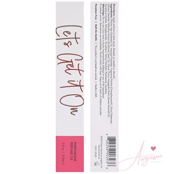 CG Perfume With Pheromones-Let's Get It On 0.3oz - Image 5
