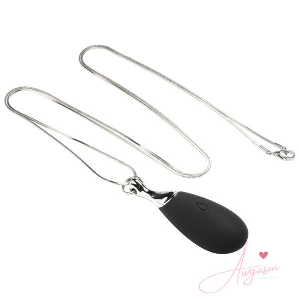 Charmed Vibrating Silicone Teardrop Necklace - Image 2