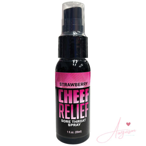 Cheef Relief Throat Spray-Strawberry 1oz