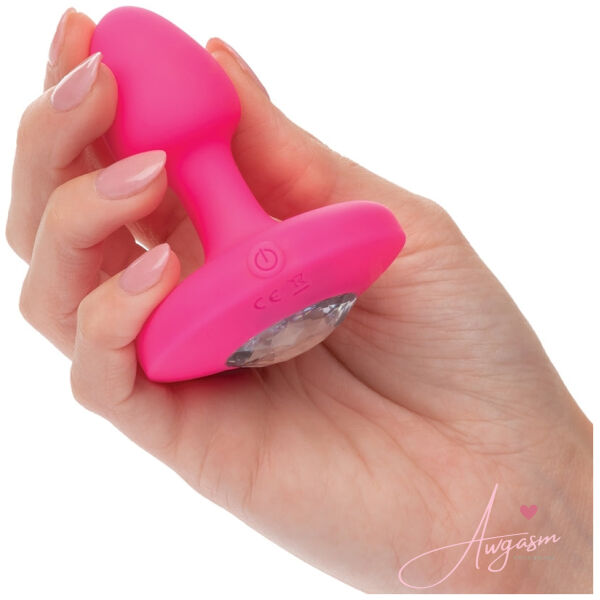 Cheeky Gems Rechargeable Vibrating Probe-Pink Small - Image 3