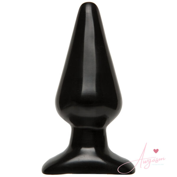 Classic Butt Plug Large-Black - Image 2