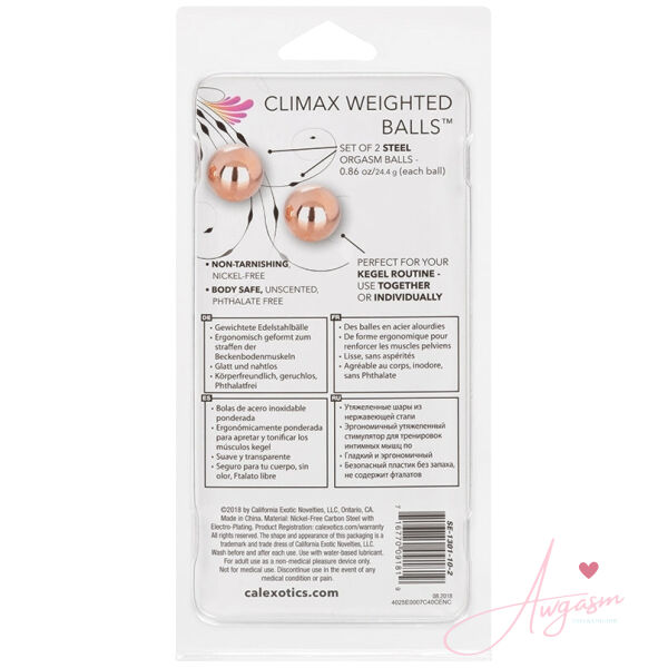 Climax Weighted Balls-Gold - Image 4