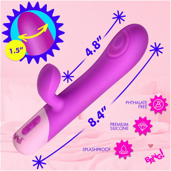 Clit Tapping Pulsing Rabbit - Purple - Image 4