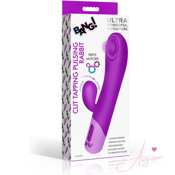Clit Tapping Pulsing Rabbit - Purple - Image 6