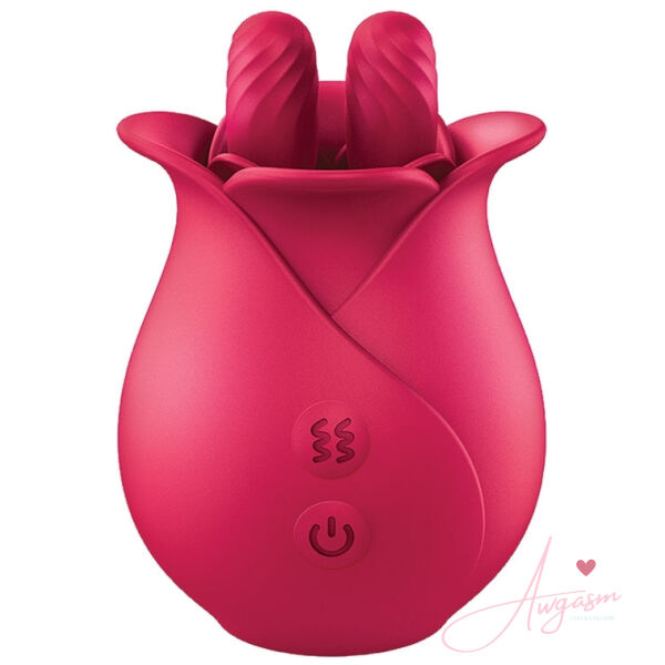Clit-Tastic Tulip Finger Massager-Red - Image 2