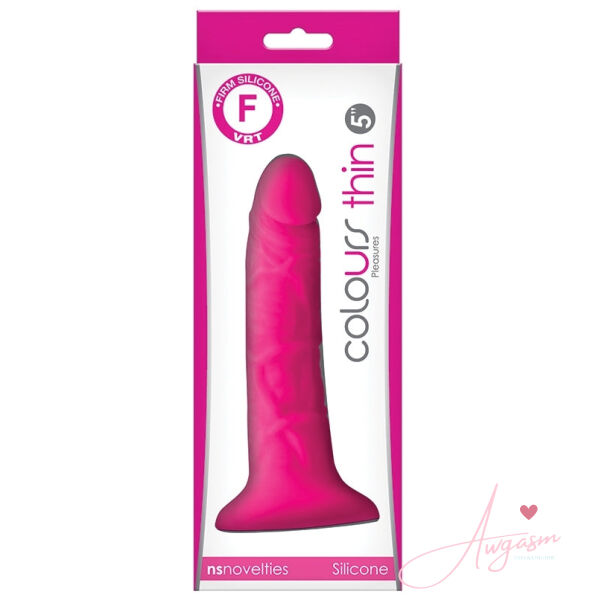 Colours Pleasures Thin Dildo-Pink 5 - Image 4