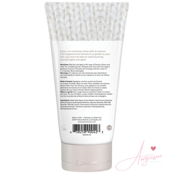 Coochy Shave Cream-Au Natural 3.4oz - Image 2