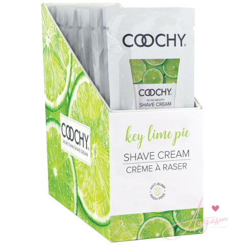 Coochy Shave Cream-Key Lime Pie 15ml Foil Display of 24