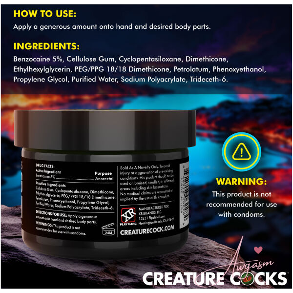 Creature Cocks Fisting Cream 8oz - Image 4