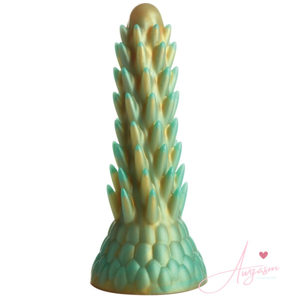 Creature Cocks Stegosaurus Spiky Reptile Silicone Dildo - Image 2