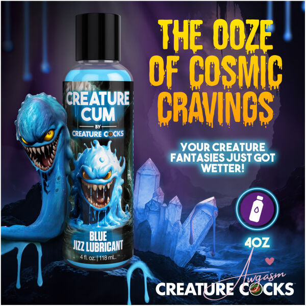 Creature Cum Blue Jizz Lubricant - 4oz - Image 2