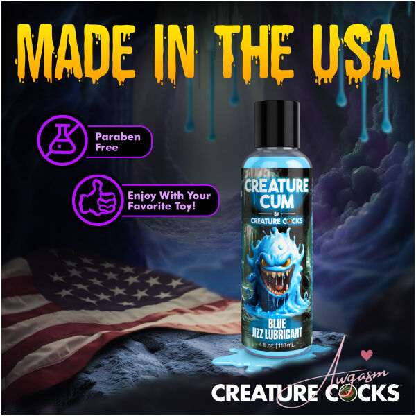 Creature Cum Blue Jizz Lubricant - 4oz - Image 5