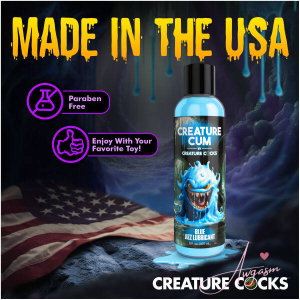 Creature Cum Blue Jizz Lubricant - 8oz - Image 5
