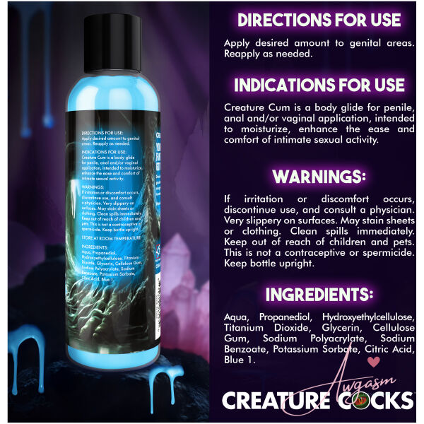 Creature Cum Blue Jizz Lubricant - 8oz - Image 6