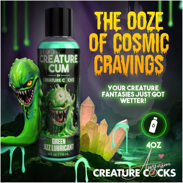 Creature Cum Green Jizz Lubricant - 4oz - Image 2