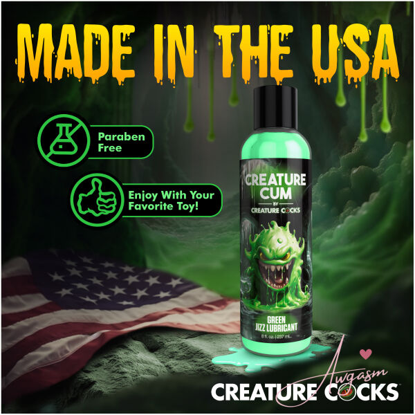 Creature Cum Green Jizz Lubricant - 8oz - Image 5