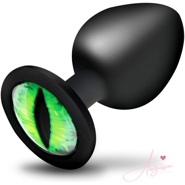 Creature Eye Green Eye Silicone Butt Plug - Large - Image 4