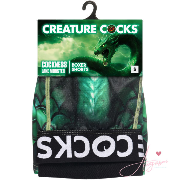 Creature Wear Cockness Monster Lake Creature Boxer Shorts - Small - Image 7