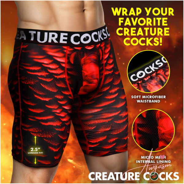 Creature Wear Horny Devil Demon Boxer Shorts - Large - Image 3