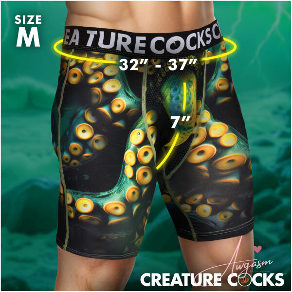 Creature Wear Monstropus Tentacled Monster Boxer Shorts - Medium - Image 5
