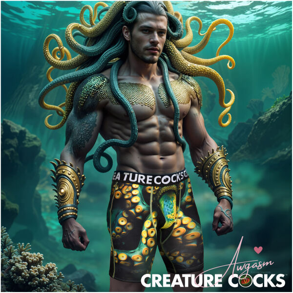 Creature Wear Monstropus Tentacled Monster Boxer Shorts - Small - Image 2